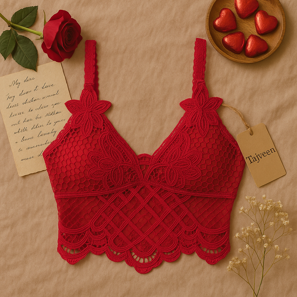 Tajveen Desiree – Sculpted Lace Bralette