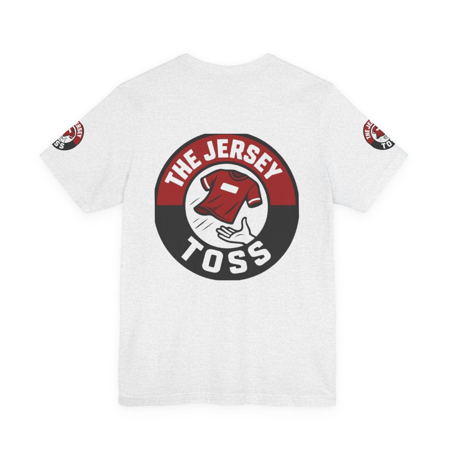 Jersey Toss Tee, Unisex Short Sleeve Shirt, Sports Fan Apparel, Game Day Outfit, Gift for Athletes, Casual Wear