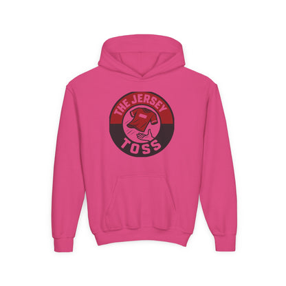 Youth Jersey Toss Hoodie | Fun Sports Apparel for Teens, Birthday Gift, Team Spirit Gear, Casual Wear, Game Day Hoodie