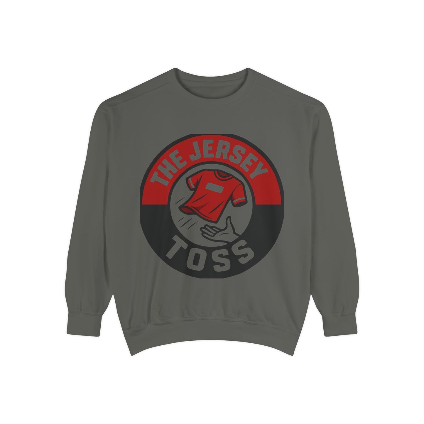Jersey Toss Sweatshirt, Unisex Sports Apparel, Perfect for Game Day, Casual Wear, Gift for Sports Fans, Jersey Toss Design