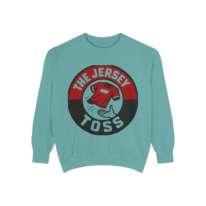 Jersey Toss Sweatshirt, Unisex Sports Apparel, Perfect for Game Day, Casual Wear, Gift for Sports Fans, Jersey Toss Design