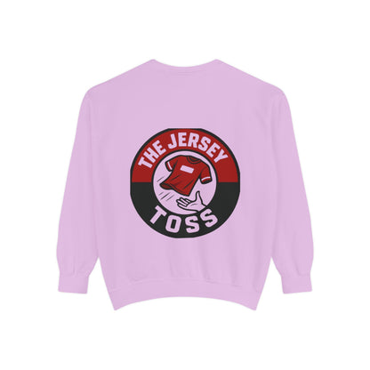 Jersey Toss Sweatshirt, Unisex Sports Apparel, Perfect for Game Day, Casual Wear, Gift for Sports Fans, Jersey Toss Design