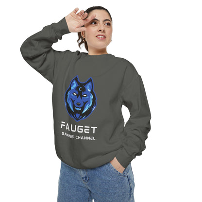 Fauget Gaming Channel Unisex Sweatshirt with Smile Design