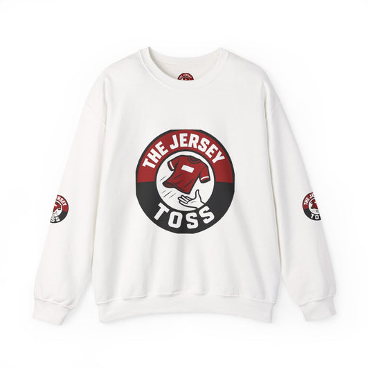 Jersey Toss Crewneck Sweatshirt, Cozy Unisex Pullover, Perfect for Sports Fans, Casual Wear, Holiday Gift, Comfortable Layering
