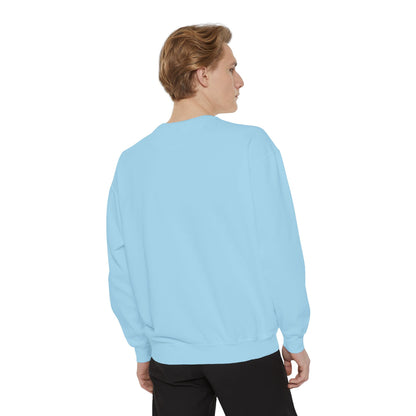 Mr. Turtle Garment-Dyed Sweatshirt - Eco-Friendly Casual Wear