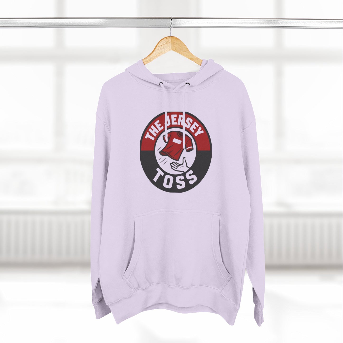 Copy of The Jersey Toss Fleece Hoodie | Cozy Sportswear for Game Days, Perfect Gift for Sports Fans, Autumn Fashion, Unisex Hoodie
