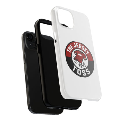 Tough Phone Cases with 'The Jersey Toss' Design - Sports Gifts, Cool Accessories, Football Fan Merchandise, Unique Decor, Gift for Him/Her