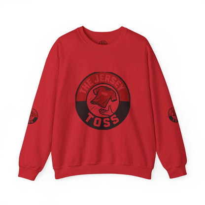 Jersey Toss Crewneck Sweatshirt, Cozy Unisex Pullover, Perfect for Sports Fans, Casual Wear, Holiday Gift, Comfortable Layering