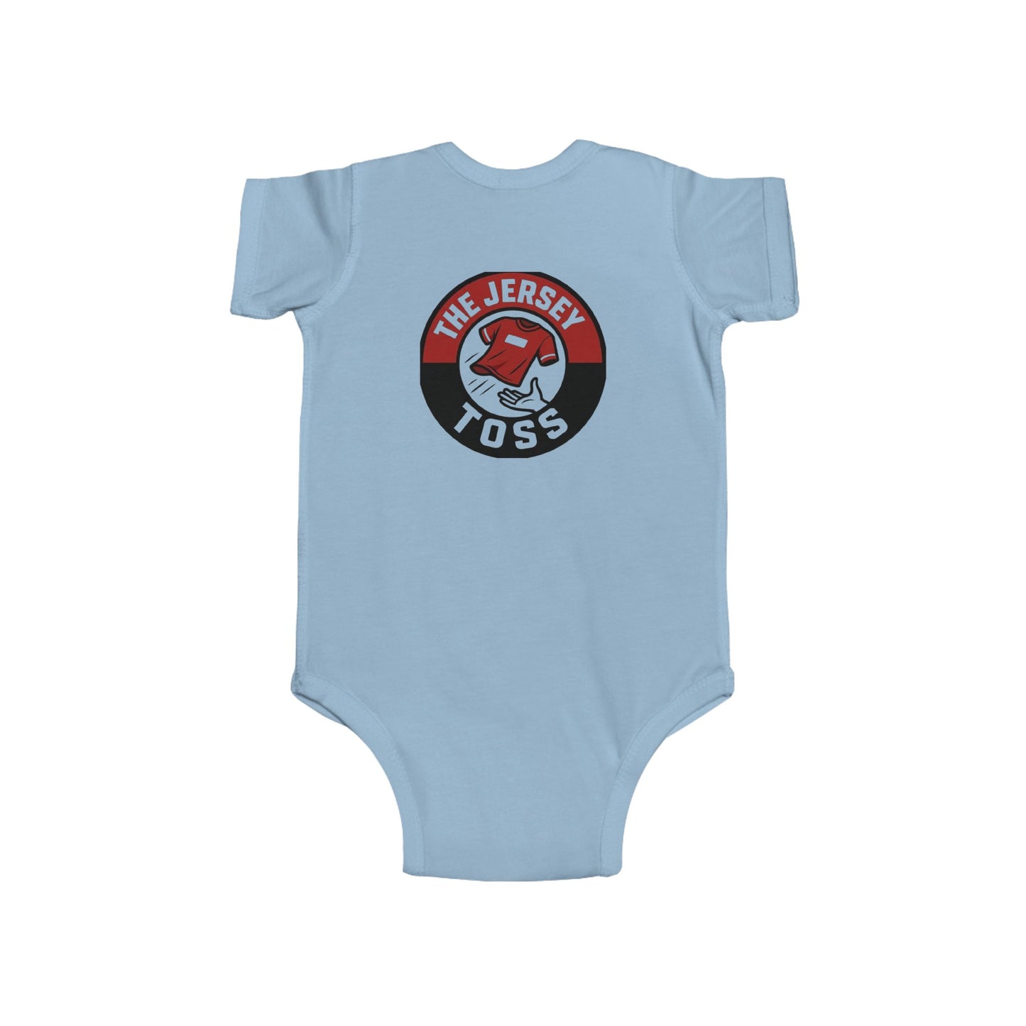 Infant Jersey Toss Bodysuit - Cute Baby Outfit, Baby Shower Gift, Newborn Clothes, Sports Theme, Playful Infant Wear