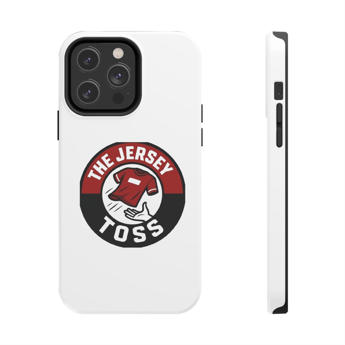 Tough Phone Cases with 'The Jersey Toss' Design - Sports Gifts, Cool Accessories, Football Fan Merchandise, Unique Decor, Gift for Him/Her