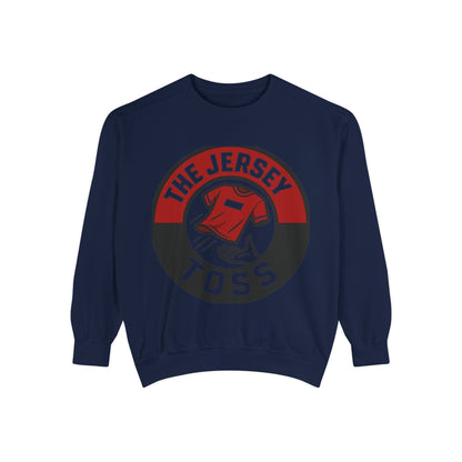 Jersey Toss Sweatshirt, Unisex Sports Apparel, Perfect for Game Day, Casual Wear, Gift for Sports Fans, Jersey Toss Design