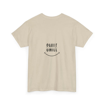 Sunny Side Up Unisex Heavy Cotton Tee - Smile Forever Graphic Shirt