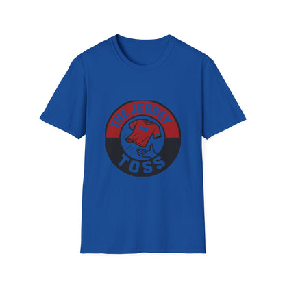 The Jersey Toss Unisex Softstyle T-Shirt | Fun Game Day Tee, Sports Fan Shirt, Gift for Athletes, Casual Wear, Comfy Top