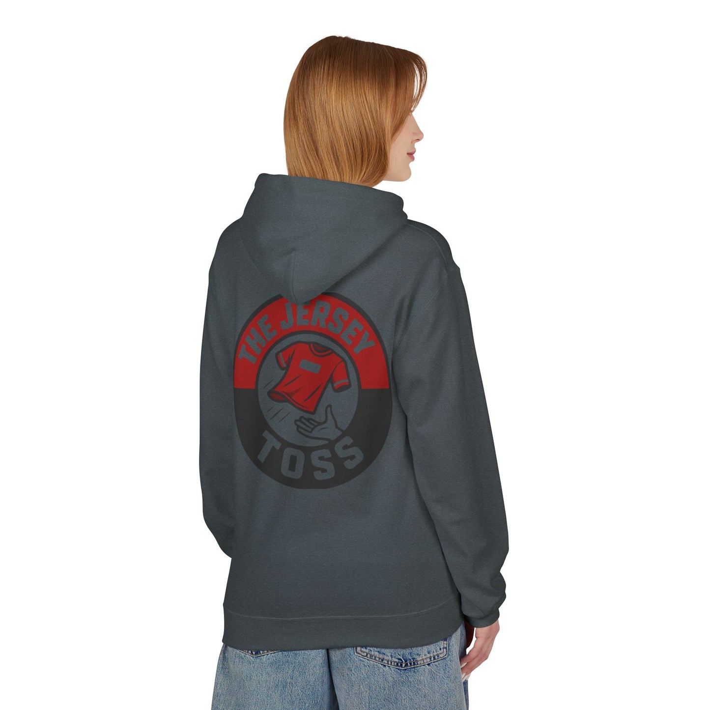 Jersey Toss Hoodie: Perfect for Game Days, Sports Events, Team Spirit, Gifts, Unisex Apparel