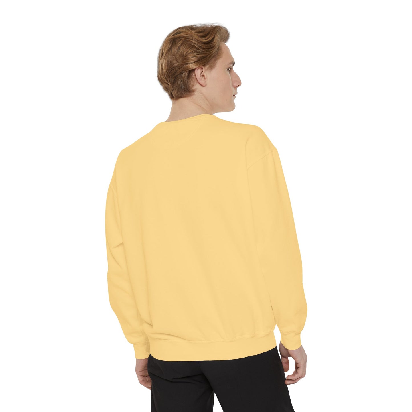Mr. Turtle Garment-Dyed Sweatshirt - Eco-Friendly Casual Wear
