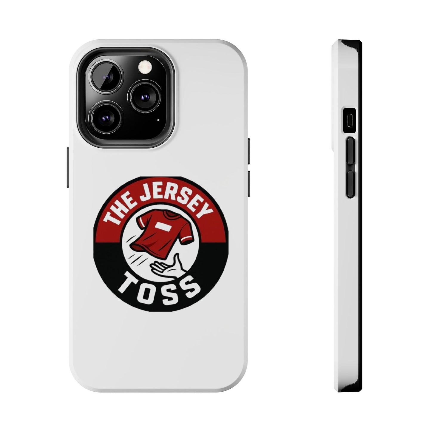 Tough Phone Cases with 'The Jersey Toss' Design - Sports Gifts, Cool Accessories, Football Fan Merchandise, Unique Decor, Gift for Him/Her