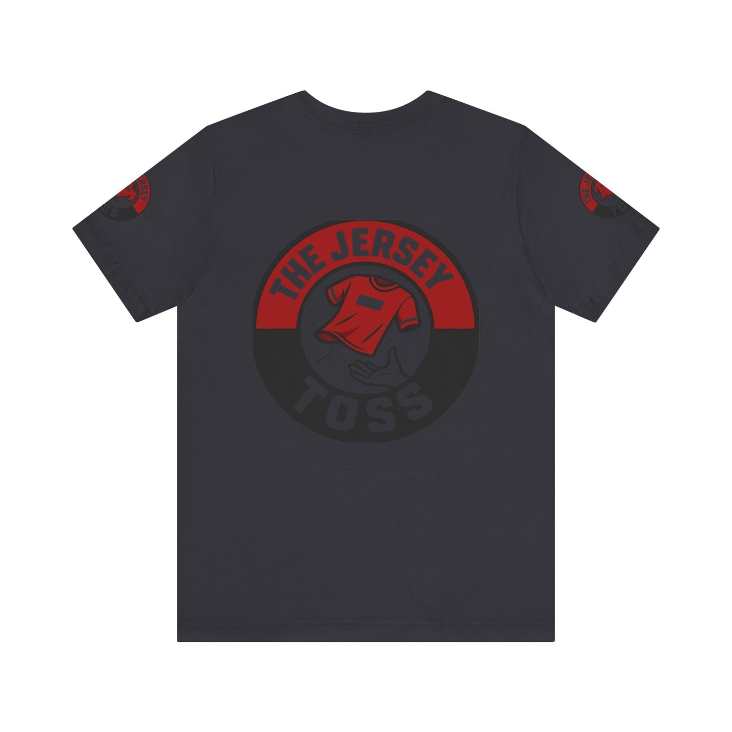 Jersey Toss Tee, Unisex Short Sleeve Shirt, Sports Fan Apparel, Game Day Outfit, Gift for Athletes, Casual Wear