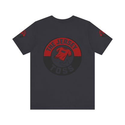 Jersey Toss Tee, Unisex Short Sleeve Shirt, Sports Fan Apparel, Game Day Outfit, Gift for Athletes, Casual Wear