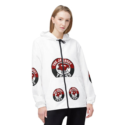 The Jersey Toss Windbreaker Jacket, Lightweight Outdoor Gear, Sports Apparel, Casual Jacket, Gift for Active Friends