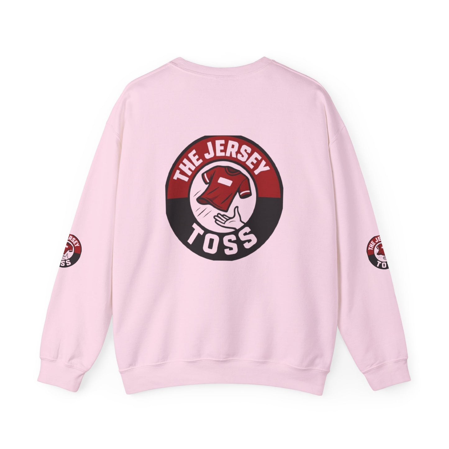Jersey Toss Crewneck Sweatshirt, Cozy Unisex Pullover, Perfect for Sports Fans, Casual Wear, Holiday Gift, Comfortable Layering