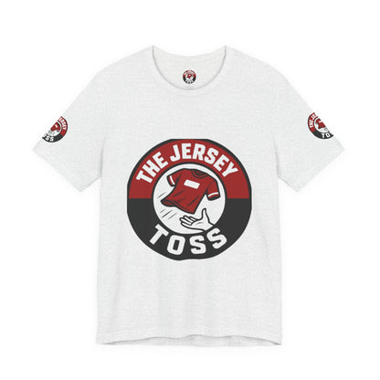 Jersey Toss Tee, Unisex Short Sleeve Shirt, Sports Fan Apparel, Game Day Outfit, Gift for Athletes, Casual Wear