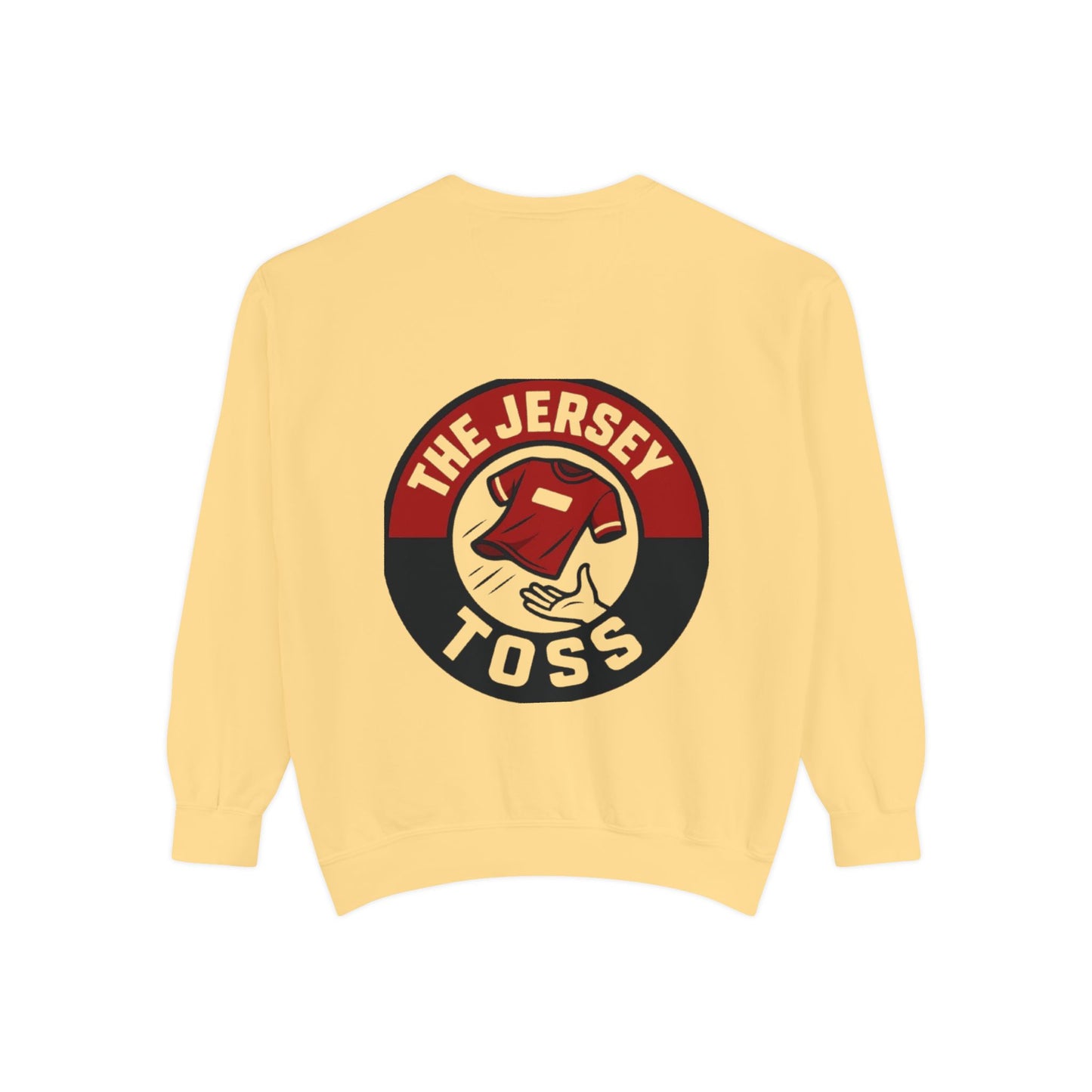 Jersey Toss Sweatshirt, Unisex Sports Apparel, Perfect for Game Day, Casual Wear, Gift for Sports Fans, Jersey Toss Design