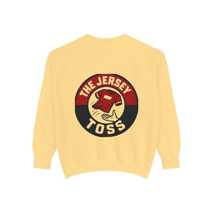 Jersey Toss Sweatshirt, Unisex Sports Apparel, Perfect for Game Day, Casual Wear, Gift for Sports Fans, Jersey Toss Design