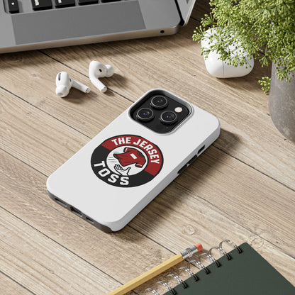 Tough Phone Cases with 'The Jersey Toss' Design - Sports Gifts, Cool Accessories, Football Fan Merchandise, Unique Decor, Gift for Him/Her