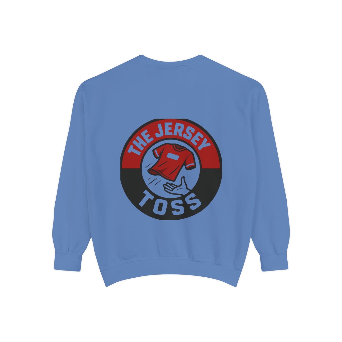Jersey Toss Sweatshirt, Unisex Sports Apparel, Perfect for Game Day, Casual Wear, Gift for Sports Fans, Jersey Toss Design