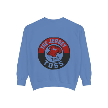 Jersey Toss Sweatshirt, Unisex Sports Apparel, Perfect for Game Day, Casual Wear, Gift for Sports Fans, Jersey Toss Design