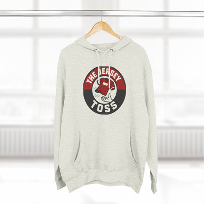 The Jersey Toss Fleece Hoodie | Cozy Sportswear for Game Days, Perfect Gift for Sports Fans, Autumn Fashion, Unisex Hoodie