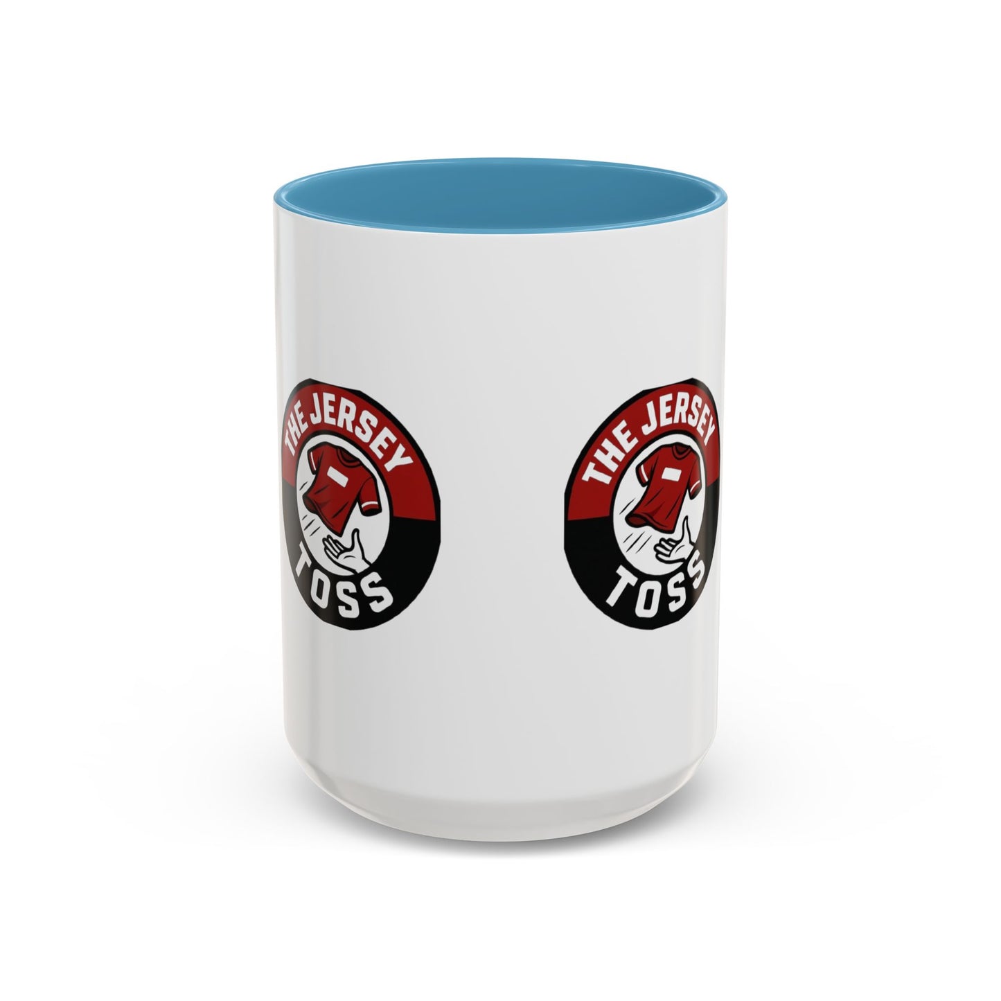 Jersey Toss Accent Coffee Mug | Unique Gift for Coffee Lovers, Home Decor, Sports Fans, Customized Mug, Fun Kitchenware