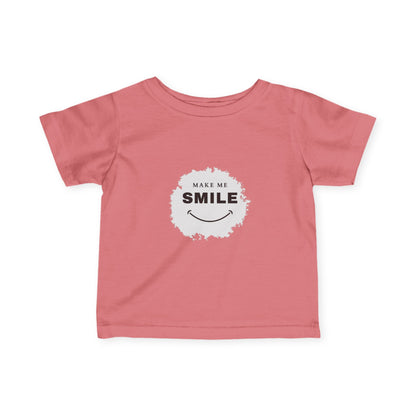Make Me Smile Infant Tee - Cute Baby Shirt for Daily Joy