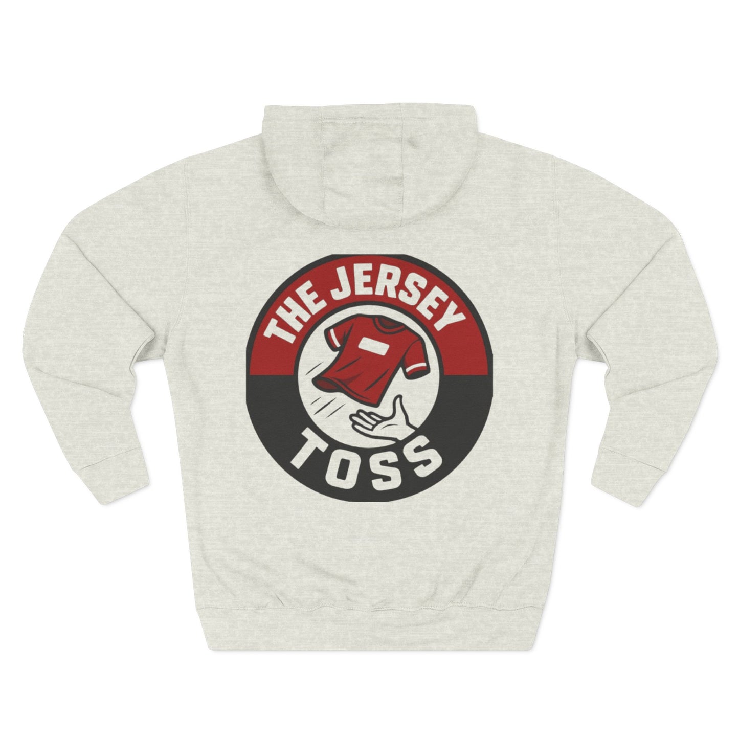 Copy of The Jersey Toss Fleece Hoodie | Cozy Sportswear for Game Days, Perfect Gift for Sports Fans, Autumn Fashion, Unisex Hoodie