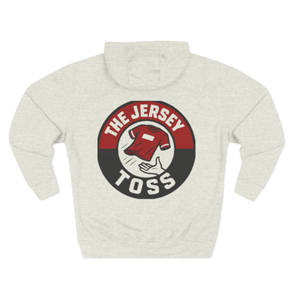 Copy of The Jersey Toss Fleece Hoodie | Cozy Sportswear for Game Days, Perfect Gift for Sports Fans, Autumn Fashion, Unisex Hoodie