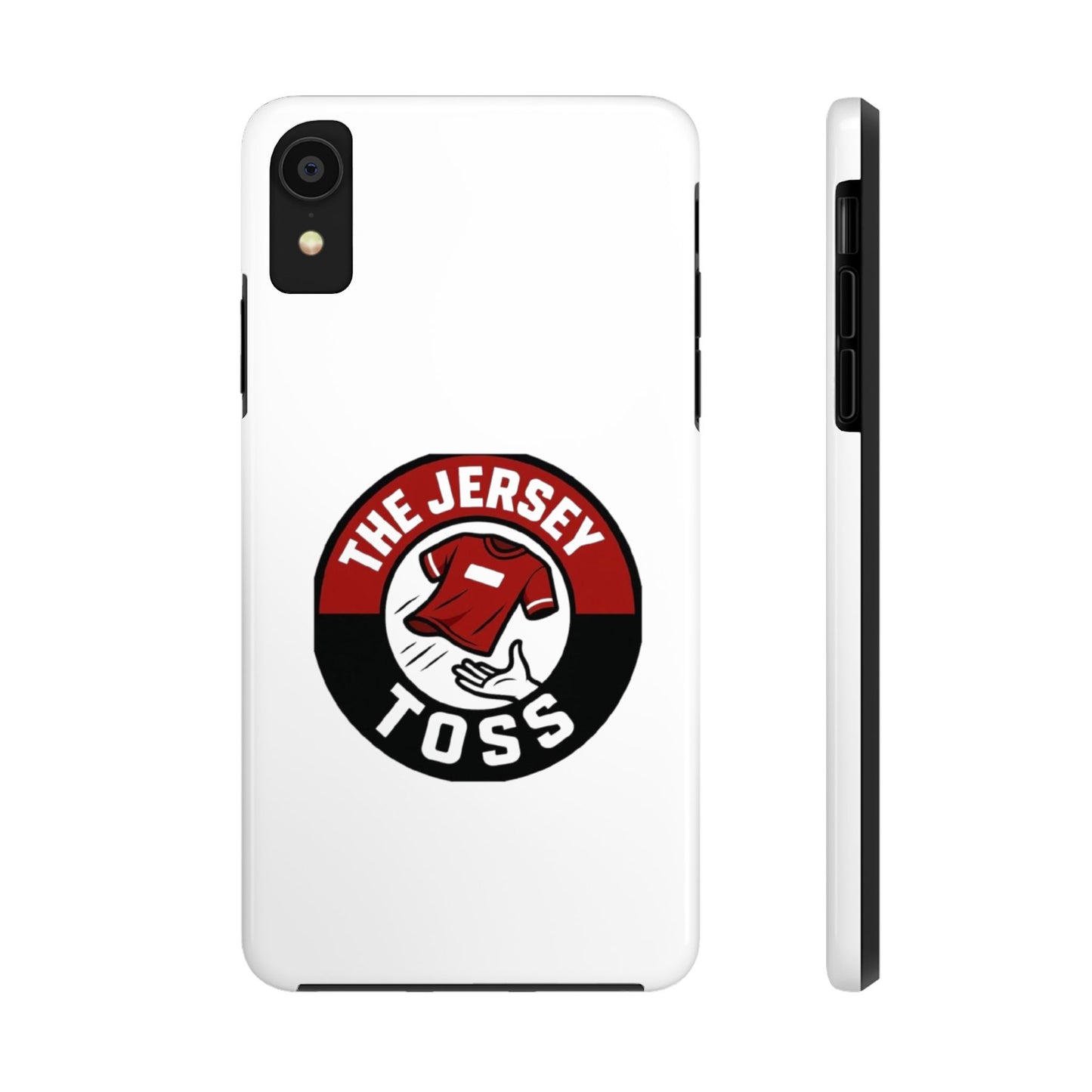 Tough Phone Cases with 'The Jersey Toss' Design - Sports Gifts, Cool Accessories, Football Fan Merchandise, Unique Decor, Gift for Him/Her