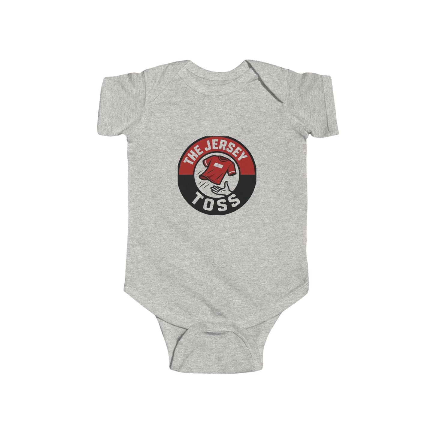 Infant Jersey Toss Bodysuit - Cute Baby Outfit, Baby Shower Gift, Newborn Clothes, Sports Theme, Playful Infant Wear