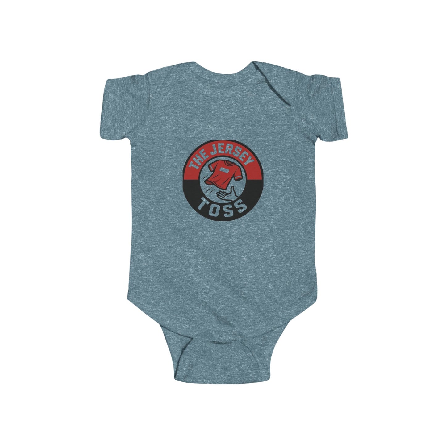 Infant Jersey Toss Bodysuit - Cute Baby Outfit, Baby Shower Gift, Newborn Clothes, Sports Theme, Playful Infant Wear