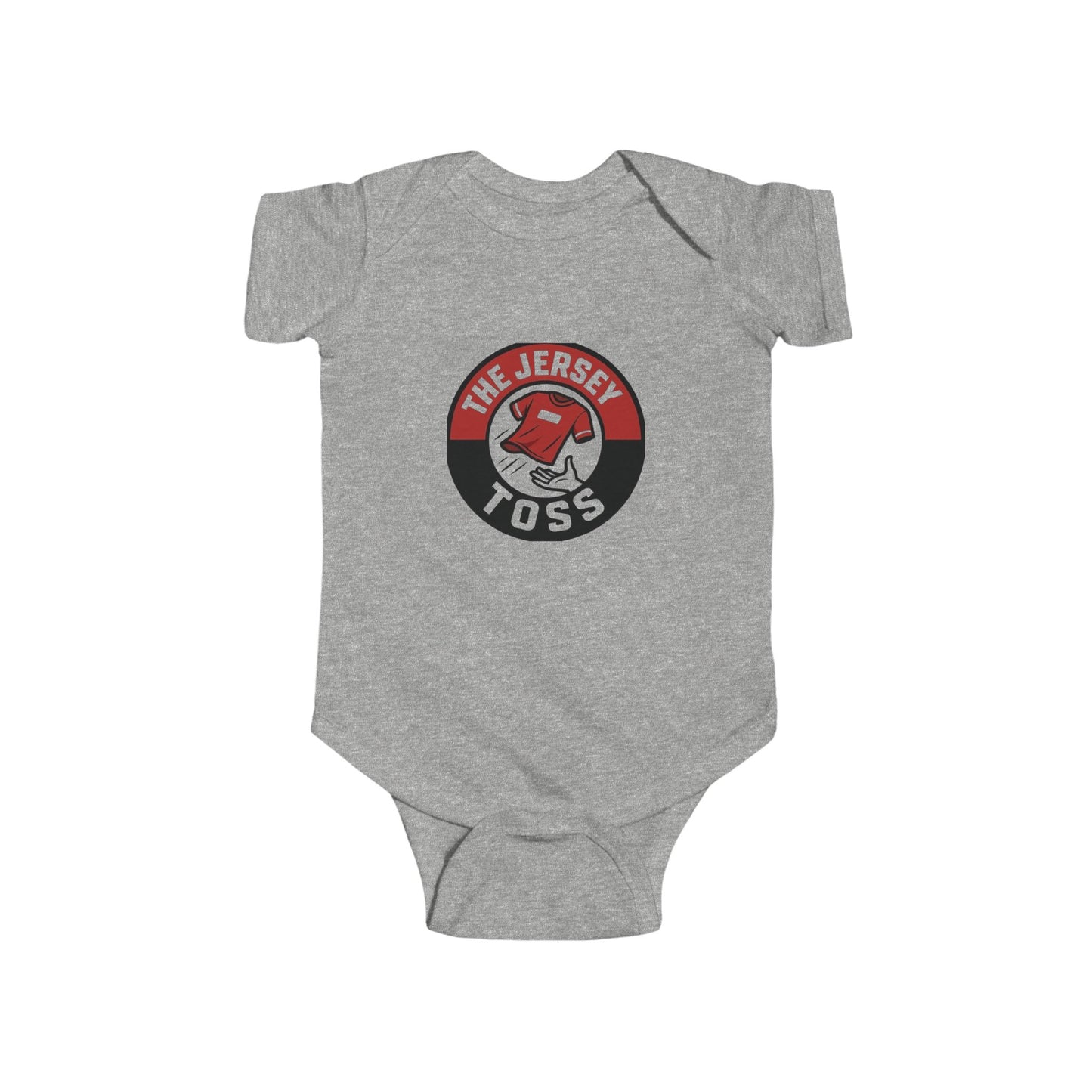 Infant Jersey Toss Bodysuit - Cute Baby Outfit, Baby Shower Gift, Newborn Clothes, Sports Theme, Playful Infant Wear
