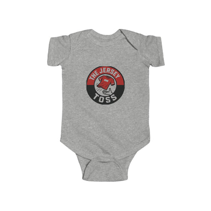 Infant Jersey Toss Bodysuit - Cute Baby Outfit, Baby Shower Gift, Newborn Clothes, Sports Theme, Playful Infant Wear