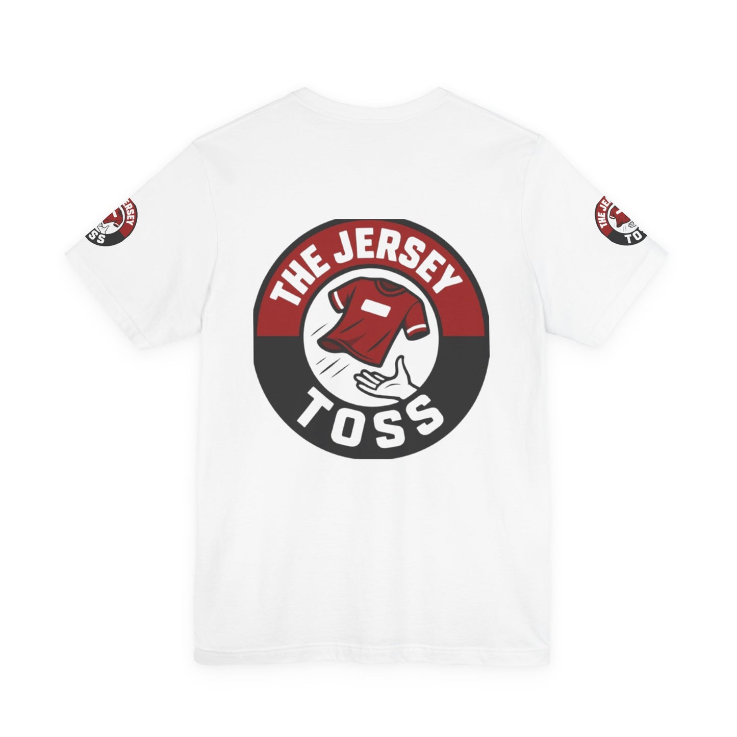 Jersey Toss Tee, Unisex Short Sleeve Shirt, Sports Fan Apparel, Game Day Outfit, Gift for Athletes, Casual Wear