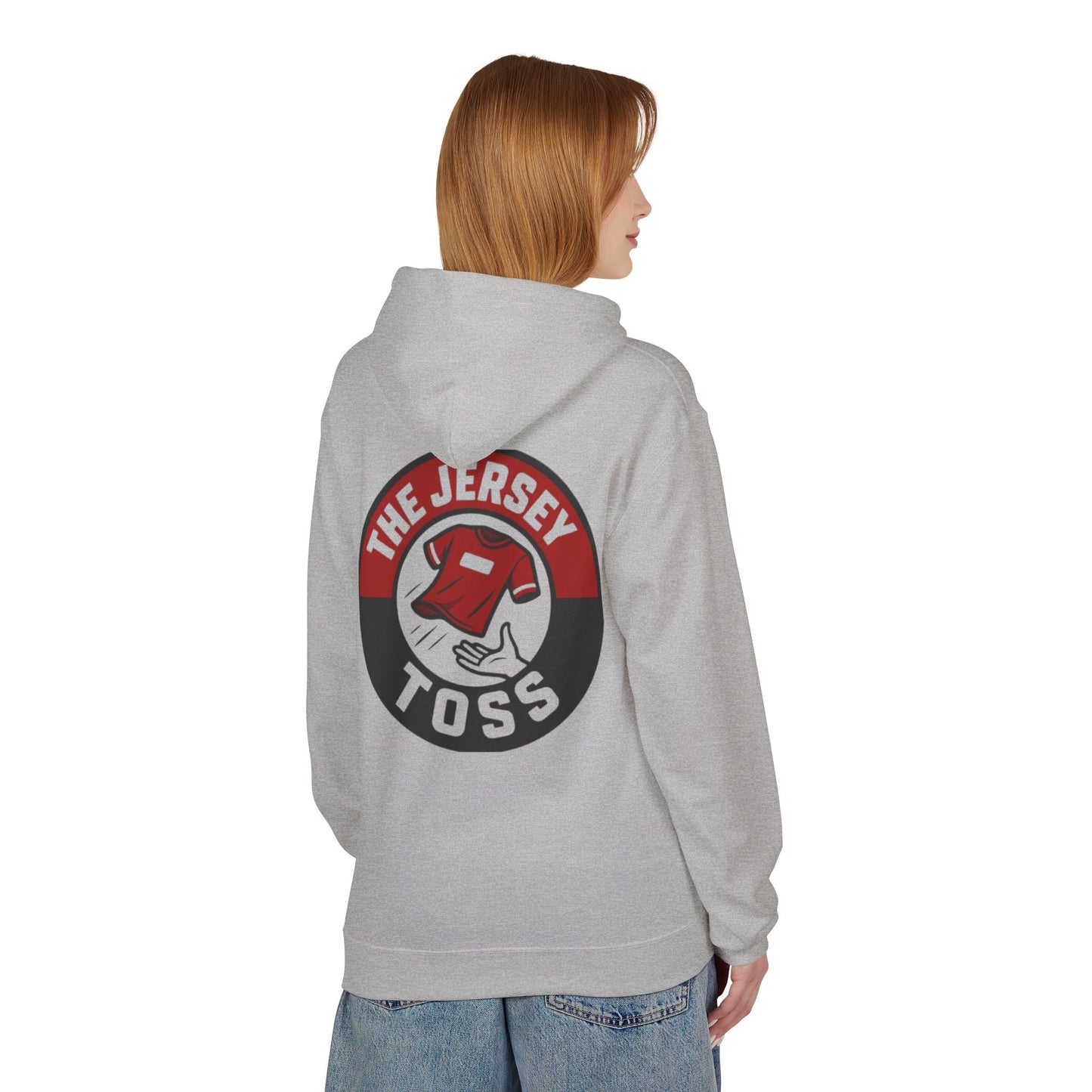 Jersey Toss Hoodie: Perfect for Game Days, Sports Events, Team Spirit, Gifts, Unisex Apparel