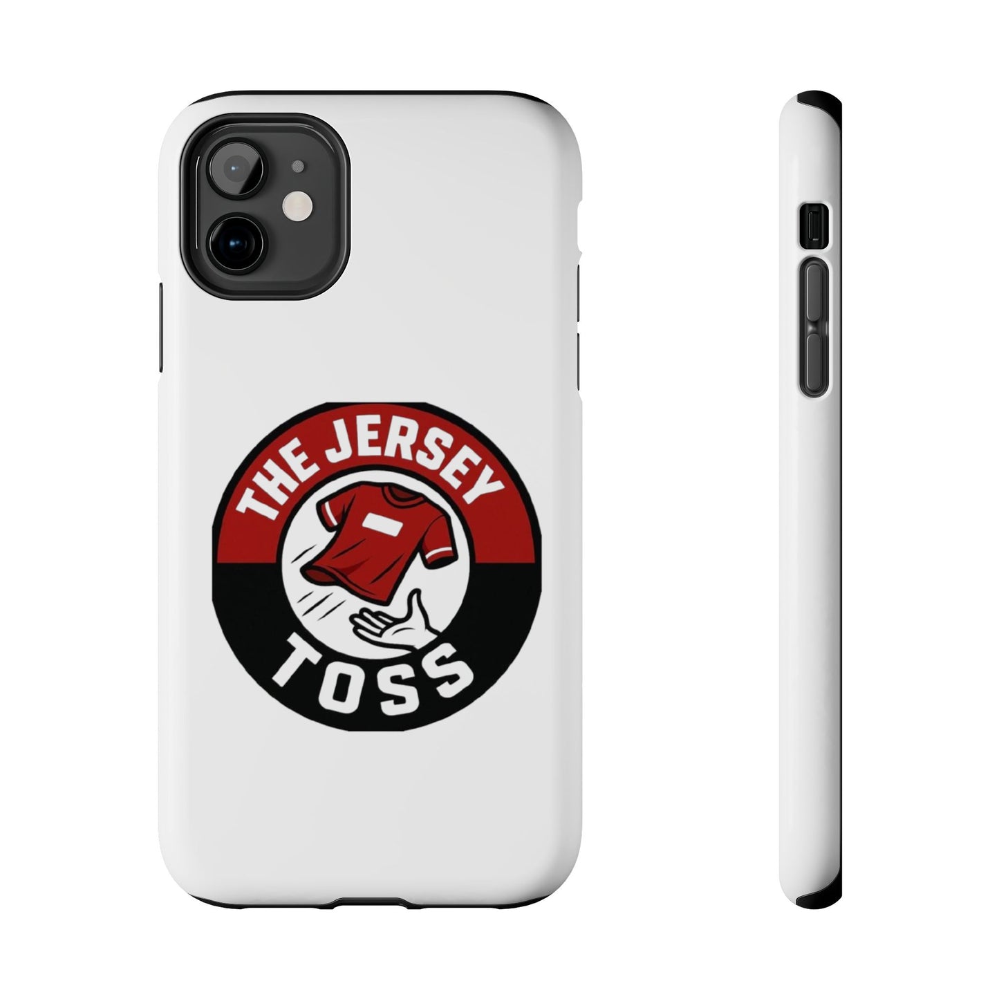 Tough Phone Cases with 'The Jersey Toss' Design - Sports Gifts, Cool Accessories, Football Fan Merchandise, Unique Decor, Gift for Him/Her