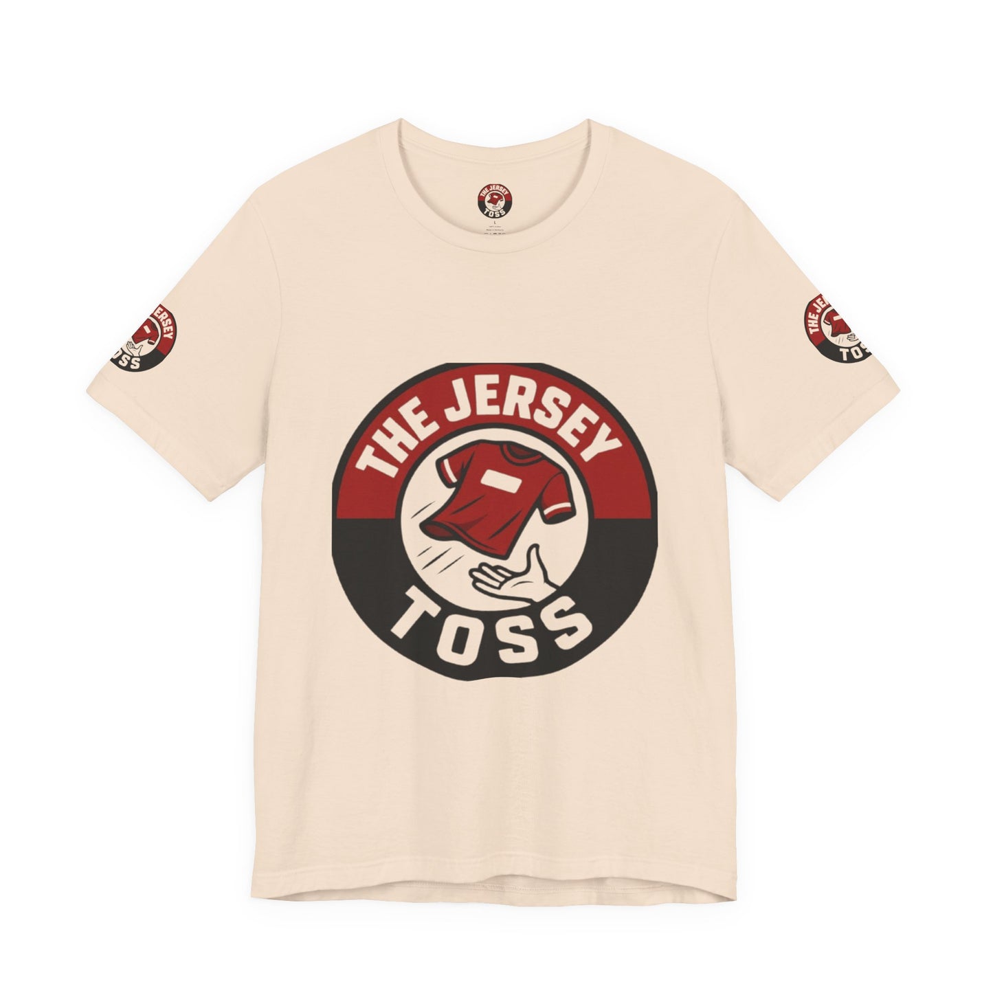 Jersey Toss Tee, Unisex Short Sleeve Shirt, Sports Fan Apparel, Game Day Outfit, Gift for Athletes, Casual Wear