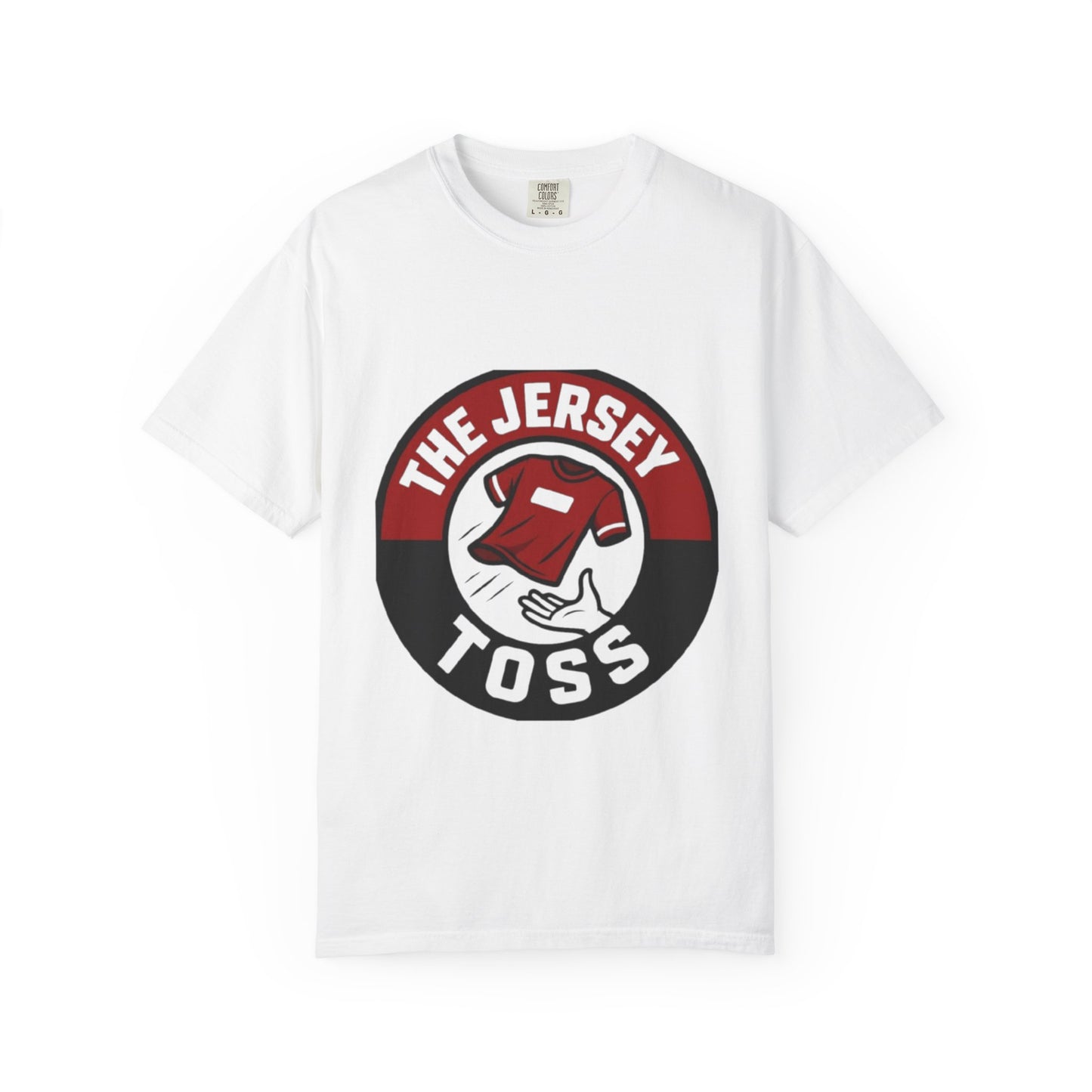 Jersey Toss T-Shirt, Fun Sports Tee, Casual Wear, Gift for Fans, Unisex Graphic Tee, Game Day Apparel