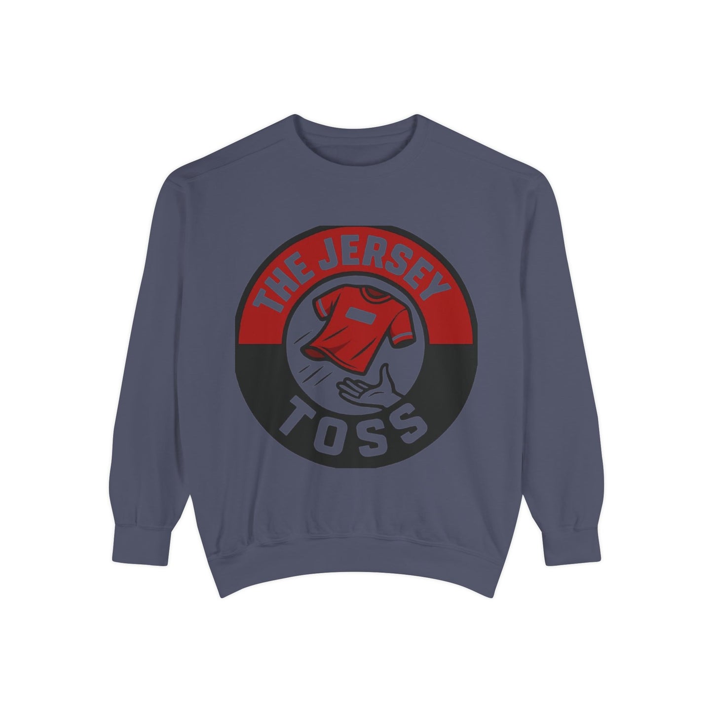 Jersey Toss Sweatshirt, Unisex Sports Apparel, Perfect for Game Day, Casual Wear, Gift for Sports Fans, Jersey Toss Design