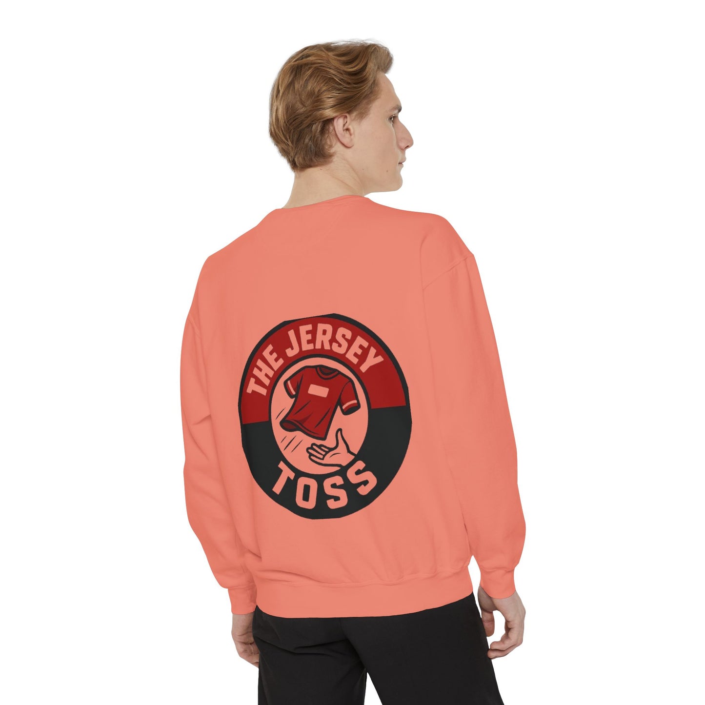 Jersey Toss Sweatshirt, Unisex Sports Apparel, Perfect for Game Day, Casual Wear, Gift for Sports Fans, Jersey Toss Design