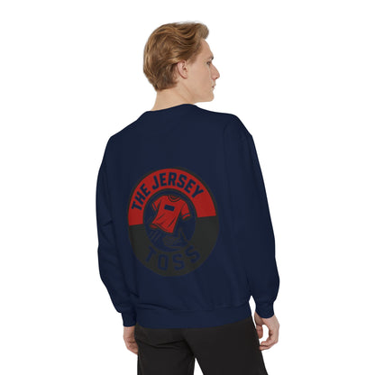 Jersey Toss Sweatshirt, Unisex Sports Apparel, Perfect for Game Day, Casual Wear, Gift for Sports Fans, Jersey Toss Design
