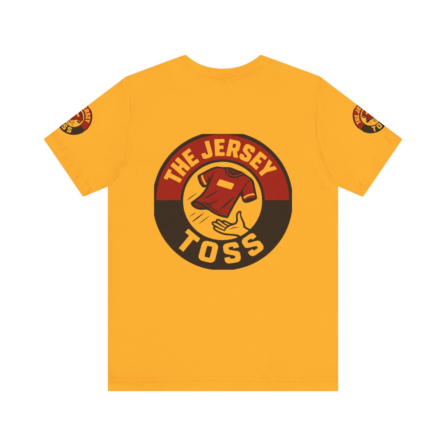 Jersey Toss Tee, Unisex Short Sleeve Shirt, Sports Fan Apparel, Game Day Outfit, Gift for Athletes, Casual Wear