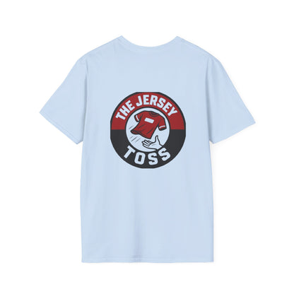 Unisex Jersey Toss T-Shirt, Fun Sports Tee, Gift for Gamers, Casual Wear, Tailgate Party, Sports Fans Outfit